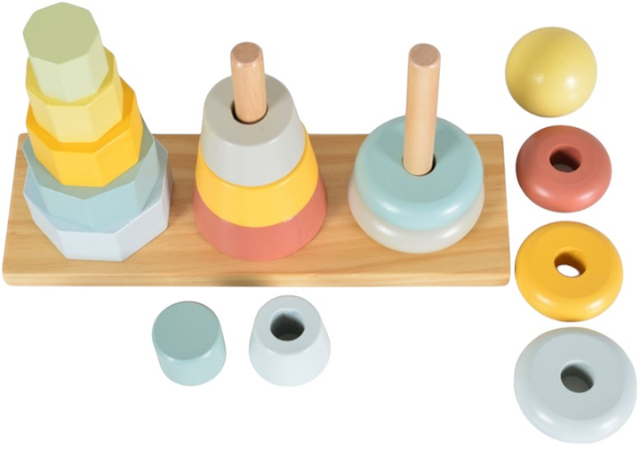 Torres de Apilar Formas Geométricas Set/3 18m+