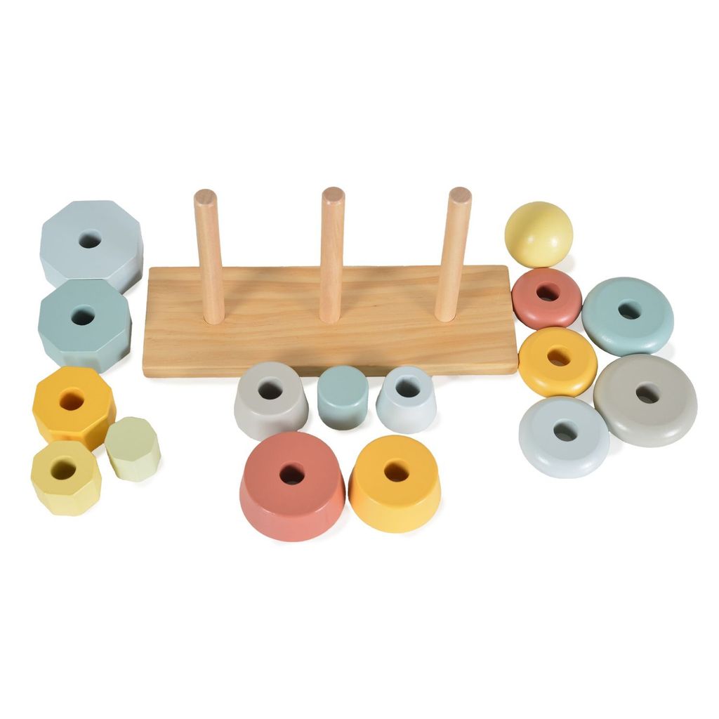 Torres de Apilar Formas Geométricas Set/3 18m+