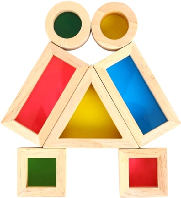 Bloques Sensoriales Arcoiris 24m+