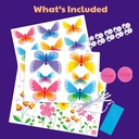 Kidz Maker Lienzo con Mariposas  3D y Iluminan 5a+