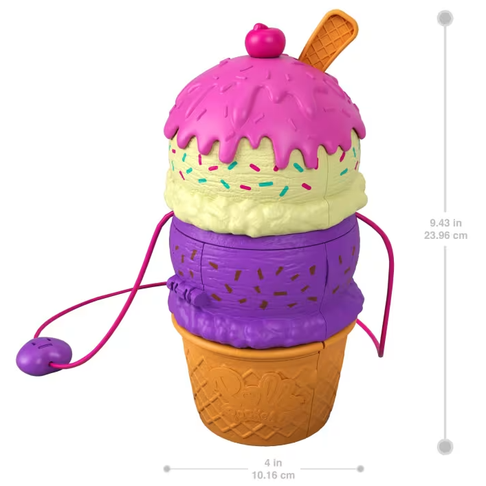 Polly Pocket Parque de Juegos Polly Sorpresas Forma de Helado 4a+