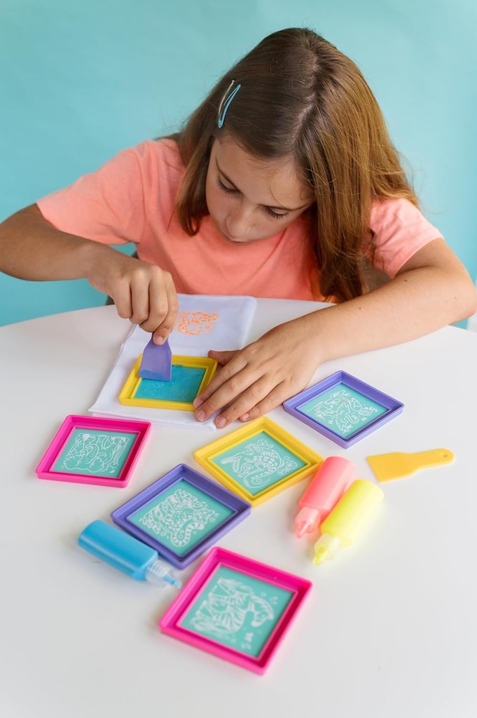 Kidz Maker Crea Diseños de Serigrafía en Cualquier Tela 5a+