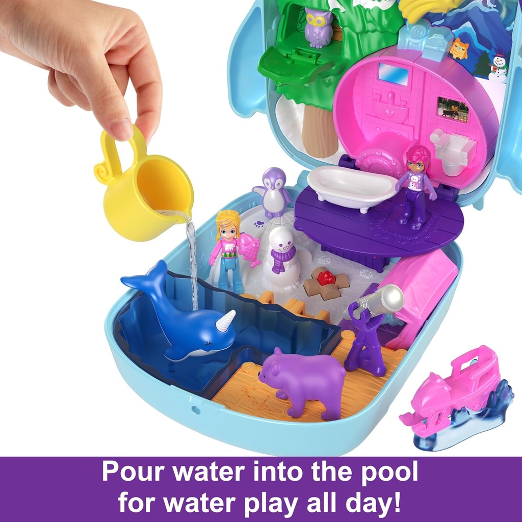 Polly Pocket estuche de Buho pijama party 4a+