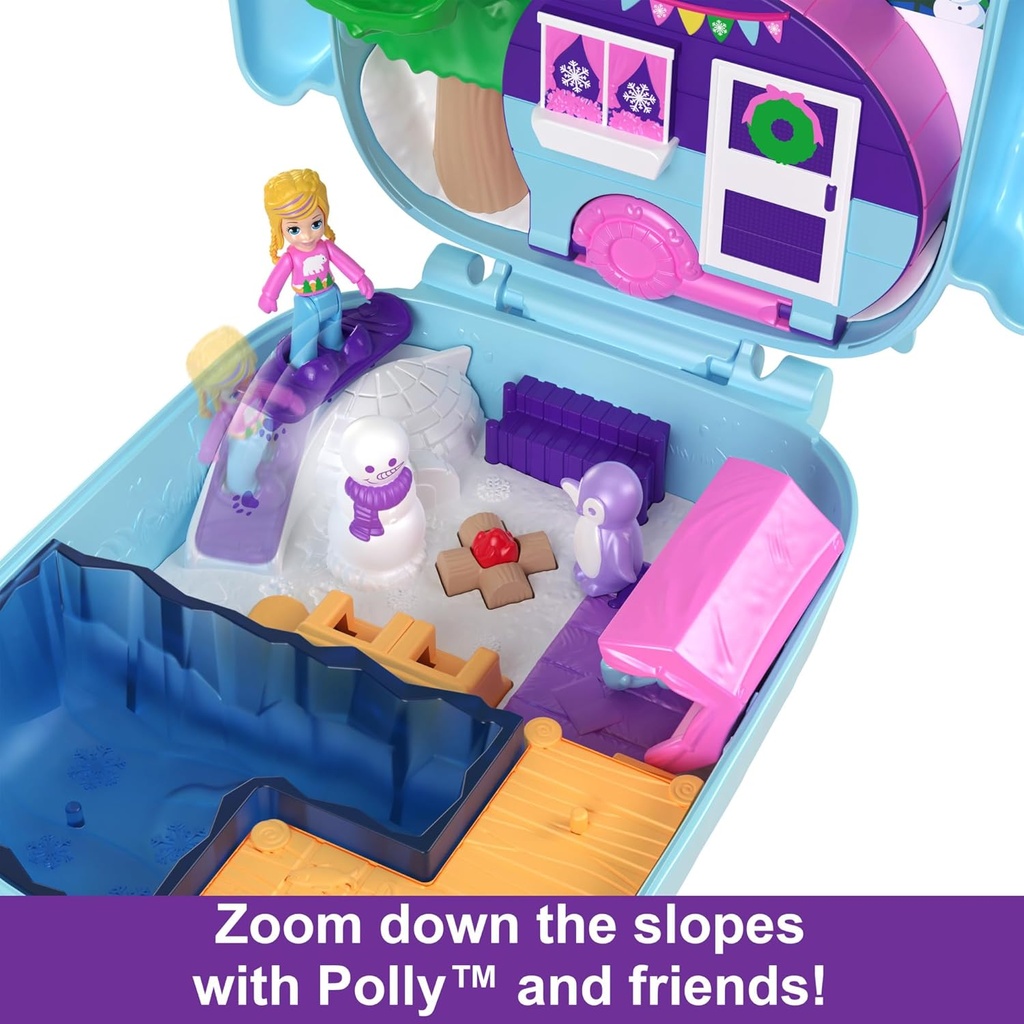 Polly Pocket estuche de Buho pijama party 4a+