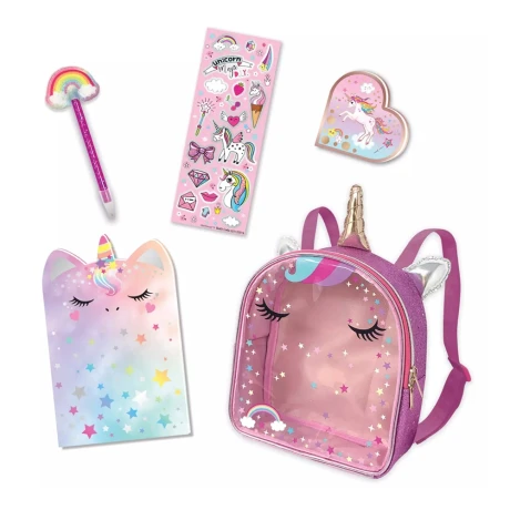 Mochila con Libreta de  Unicornio 5a+