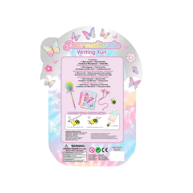 Diario de Mariposa con Audífonos 5a+