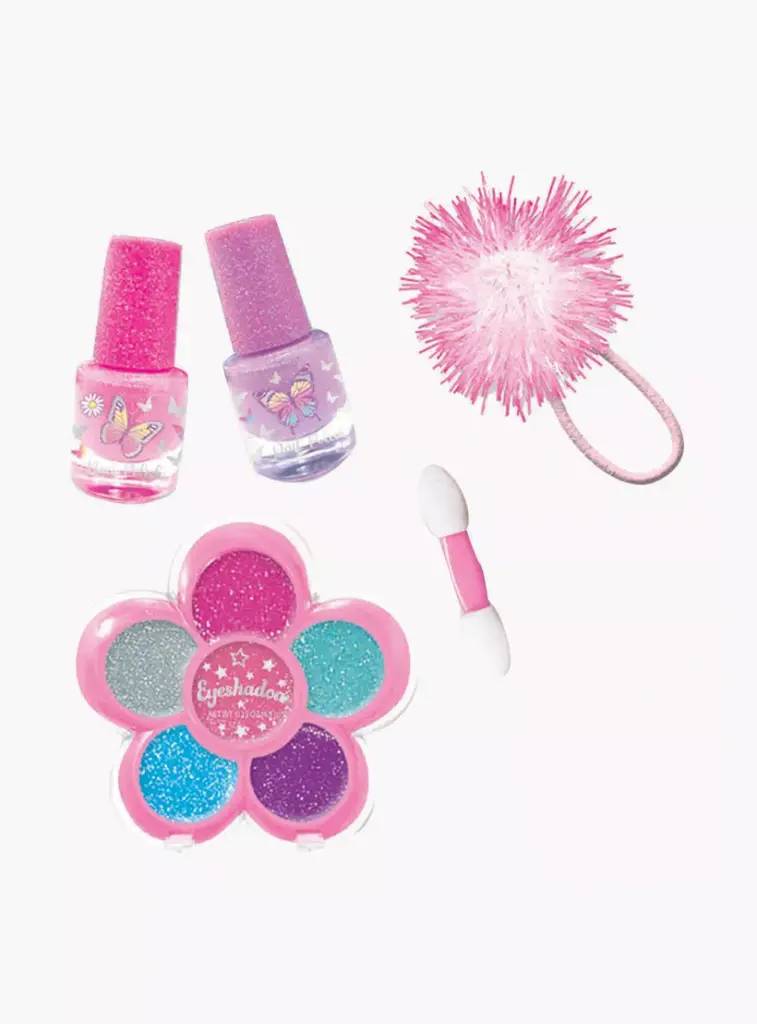 Bolso con Cosmeticos de Mariposas 8a+