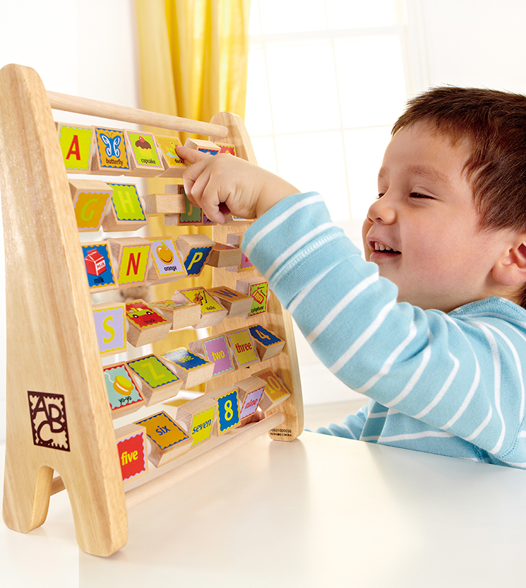 Ábaco de Madera del Alfabeto 3a+