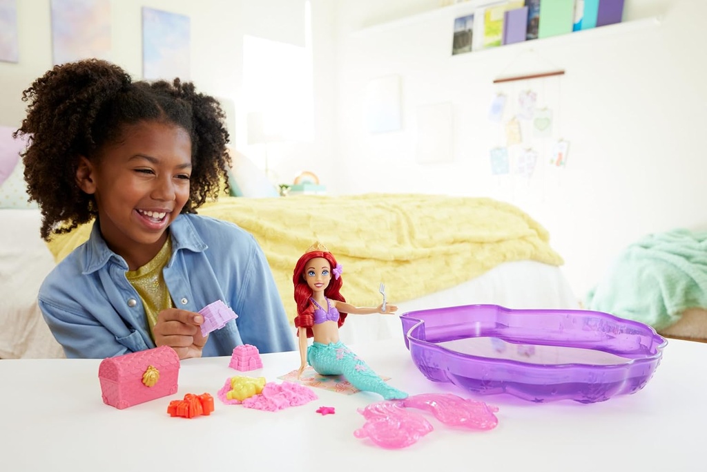 Muñeca Disney Princesas Ariel Agua y Arena 3a+