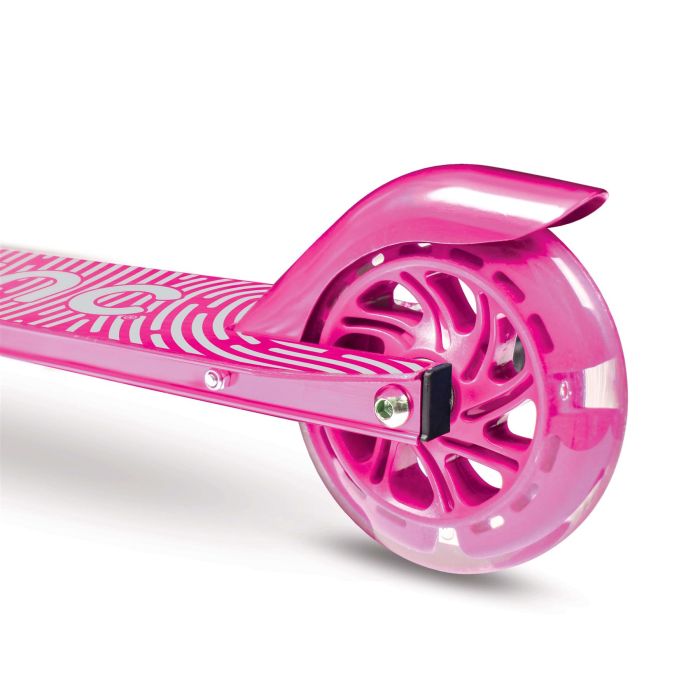 Scooter Rosado Plegable 2 Ruedas con Luz 5a+