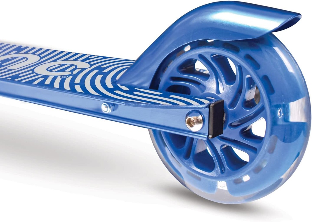 Scooter Azul  Plegable 2 Ruedas con Luz Intermitente 5a+