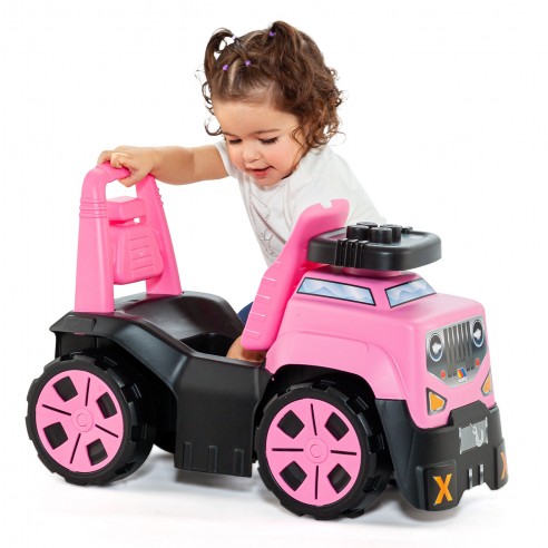 Carro Montable con 10 Bloques 3e1 1a+ Rosado