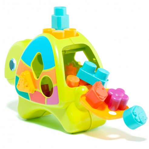 Juego de Bloques de Encajar de Tortuga 12m+