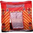 Tienda Camión de Bomberos 110x70x70 cm 3a+