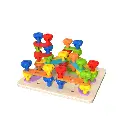 Clavija de Apilamiento de Arco Iris 3+