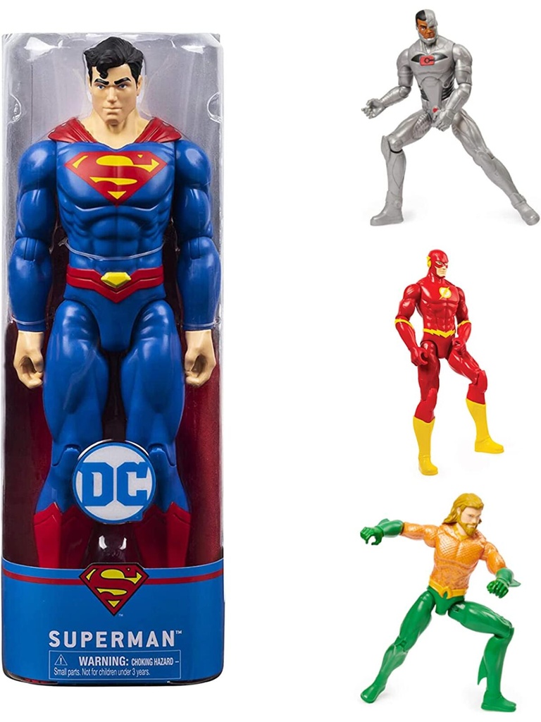 Figuras DC Comics 1 Edición ( Súper ManAquaManCyborg ) 3a+