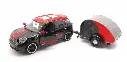 Carro 1:24 Mini Cooper S Countryman Camper Negro con Rojo 3a+