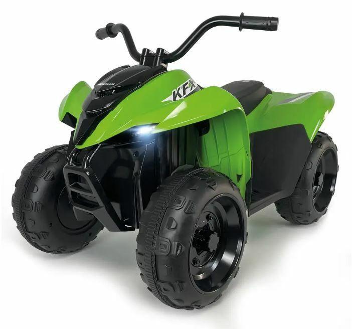 Cuadraciclo Montable Injusa Kawasaki KFX90 12v 3a+ 30KG Max