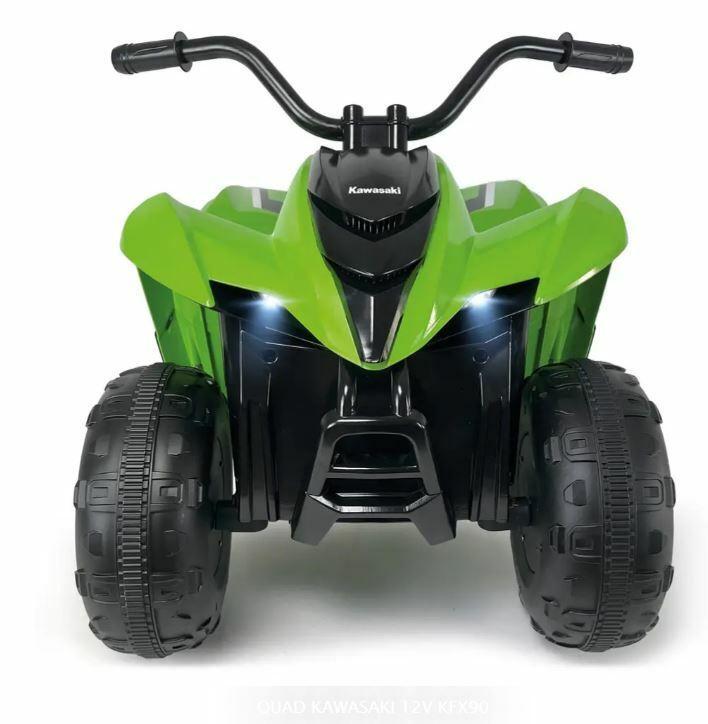 Cuadraciclo Montable Injusa Kawasaki KFX90 12v 3a+ 30KG Max