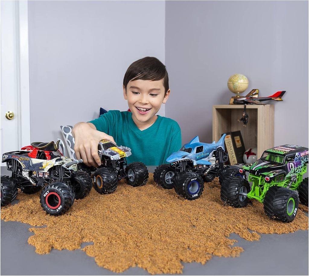 Vehículos Monster Jam True Metal 1:24 3a+