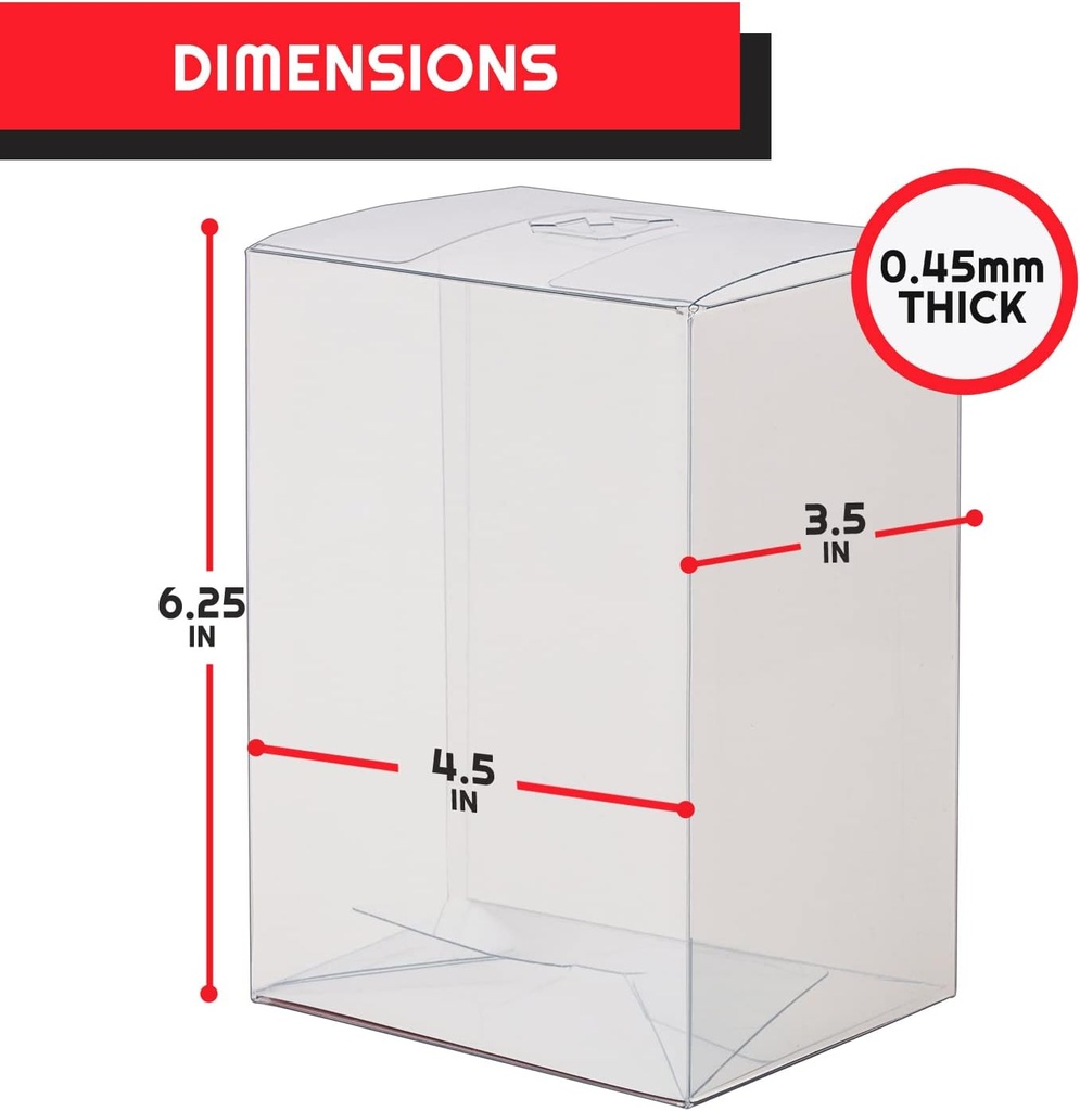 Exhibidores de Plástico para Funko Pop Set/10 7a+