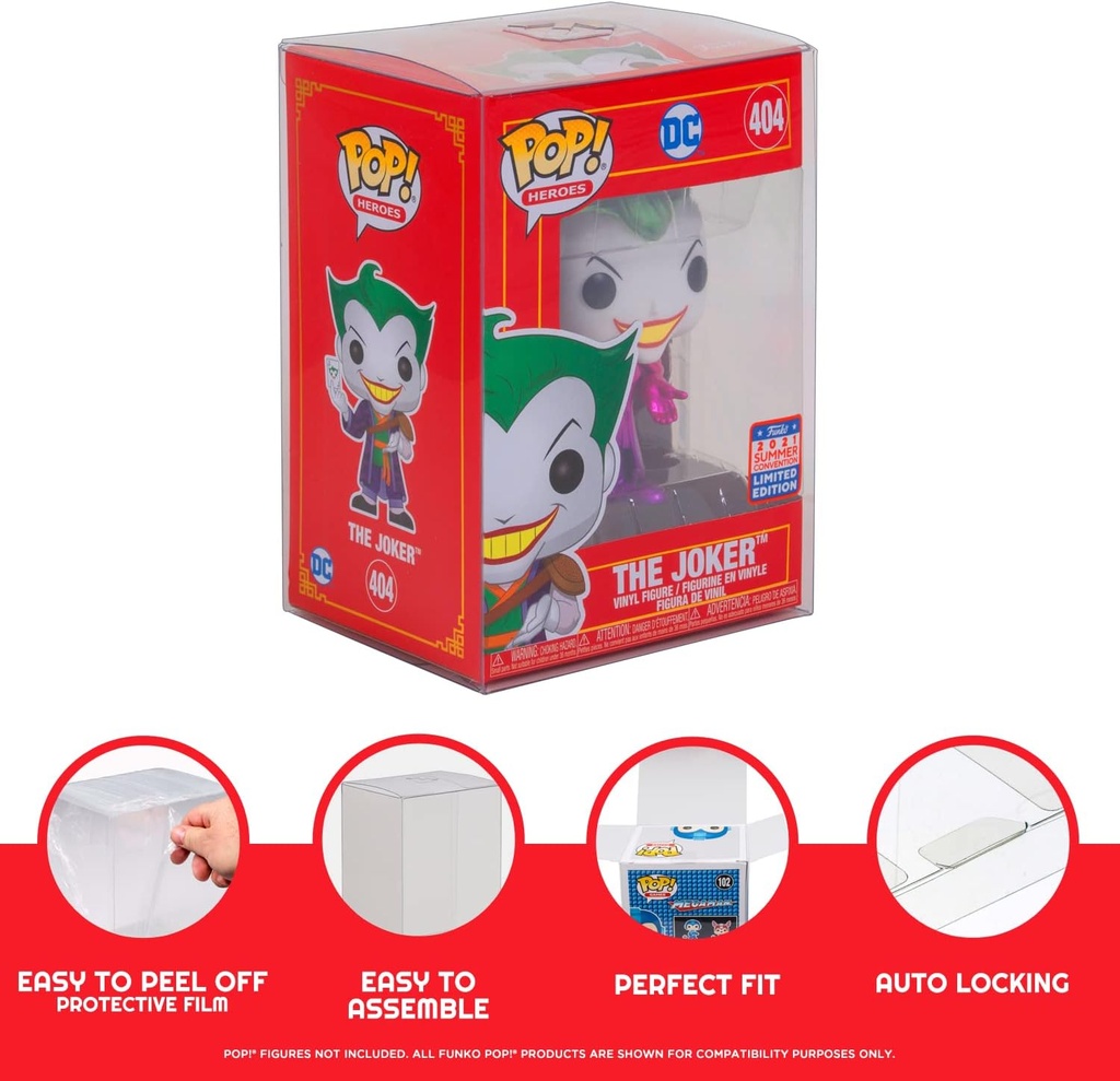 Exhibidores de Plástico para Funko Pop Set/10 7a+