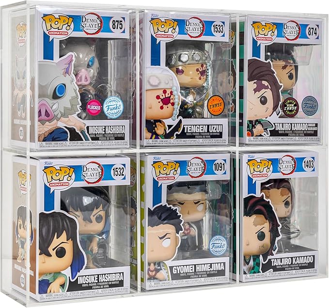 Exhibidor Acrílico para 6 Funkos Pop 7a+
