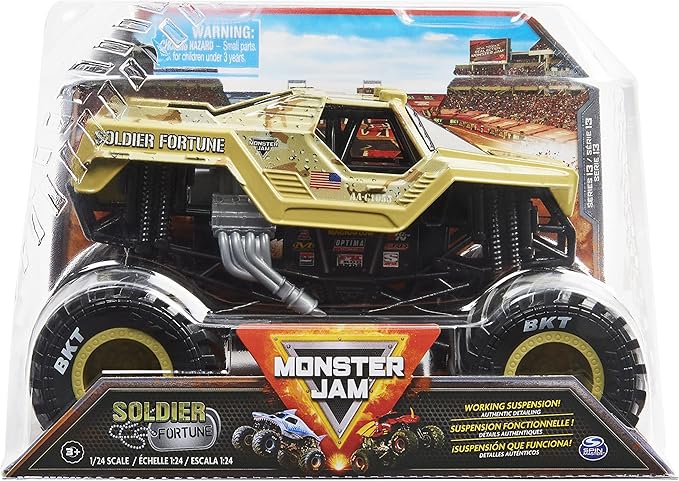 Vehículos Monster Jam True Metal 1:24 3a+