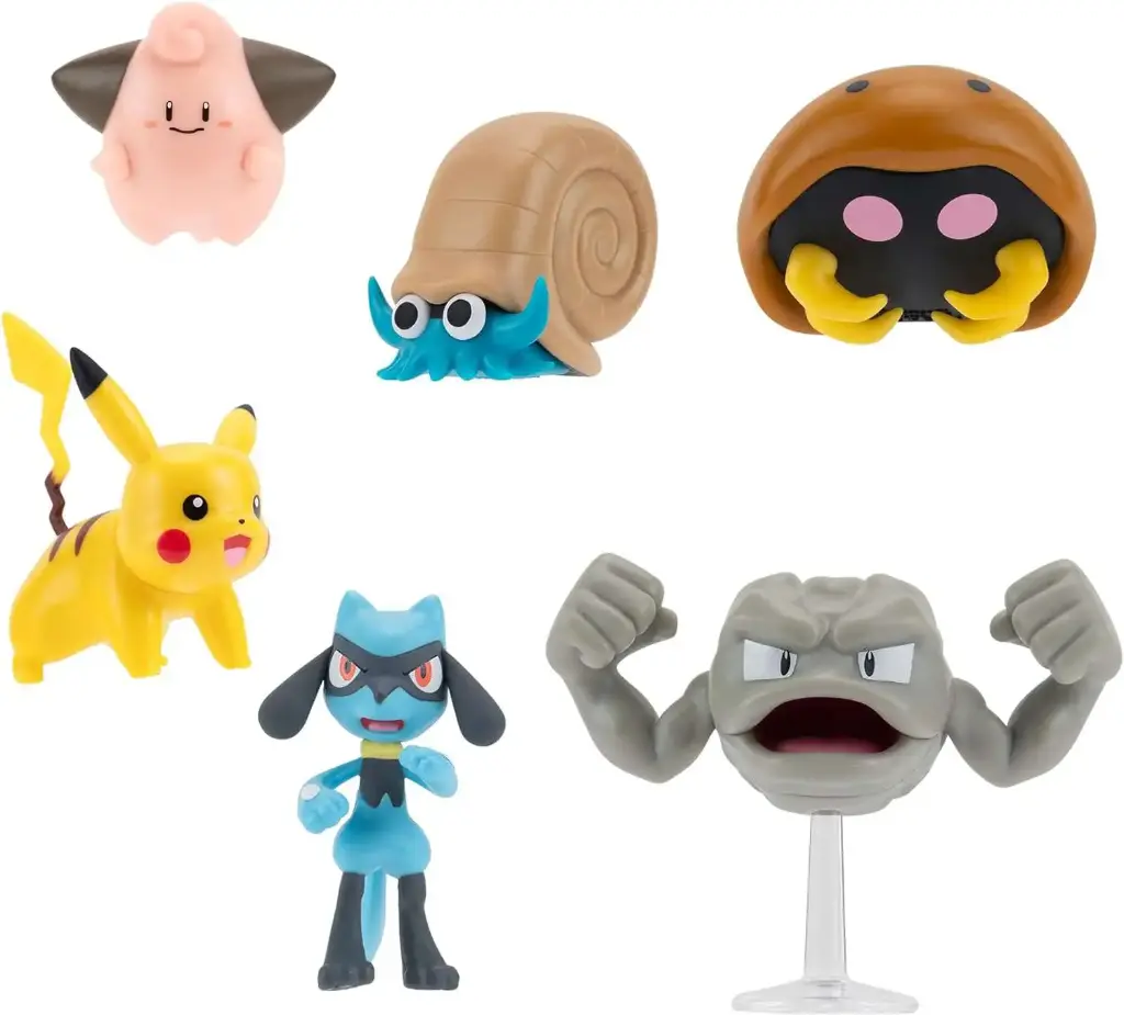 Figura Pokémon de Batalla Multipack 6pzs 4a+