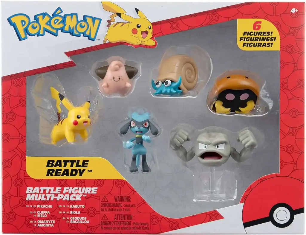 Figura Pokémon de Batalla Multipack 6pzs 4a+