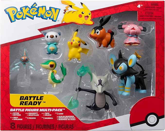 Pokémon Figuras Listos Para La Batalla Pack/8 4a+