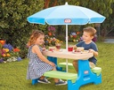Mesa de Picnic con Sombrilla 2-8 años