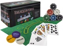Juego de Poker Caja de Aluminio con Paño