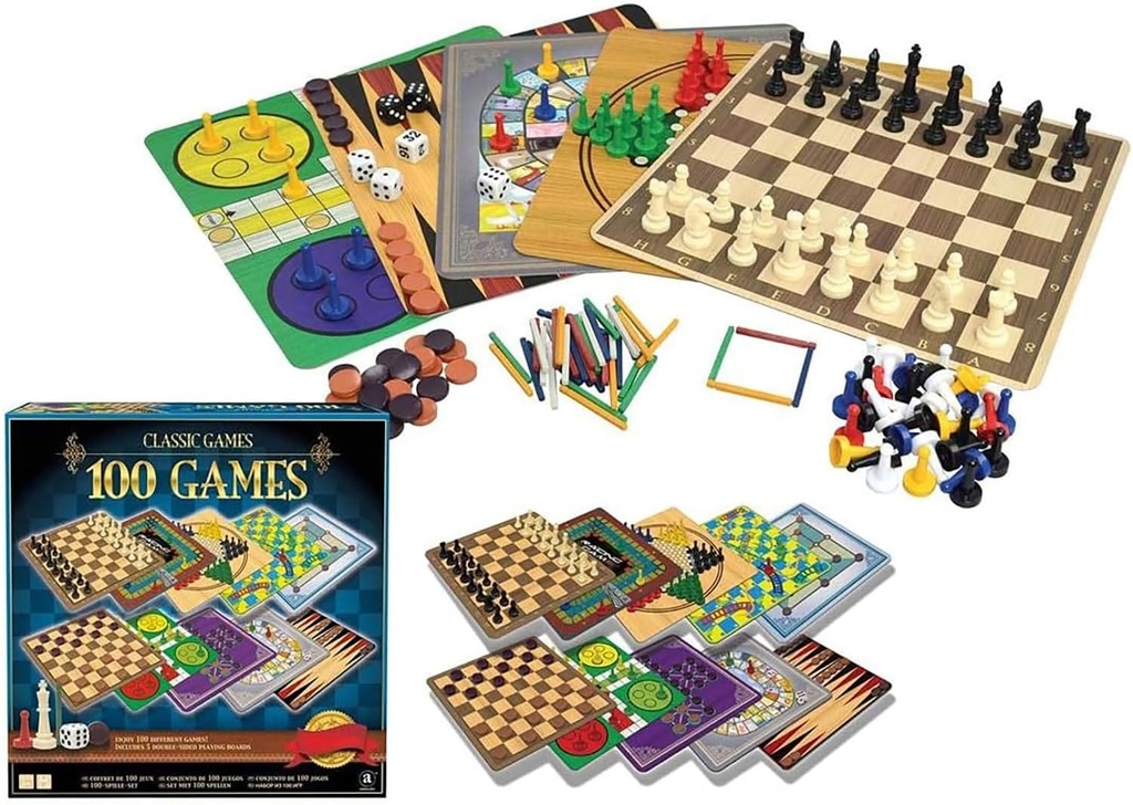 Juego de Mesa Set de 100 Juegos