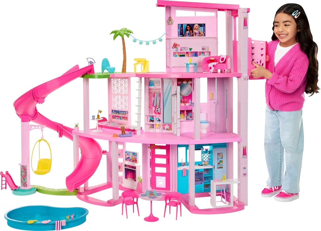Barbie Casa de los Sueños c/ Piscina y Tobogan Nueva