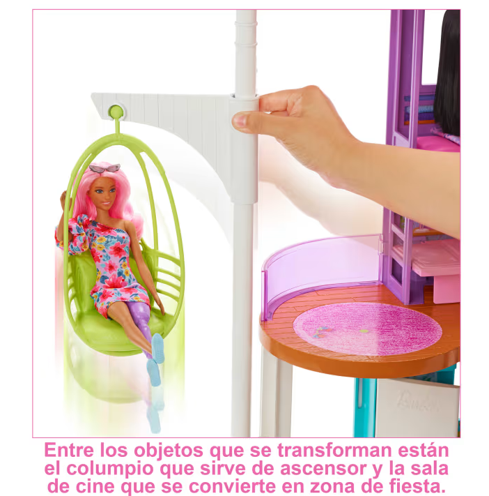 Barbie Casa de Vacaciones Malibu 3a+