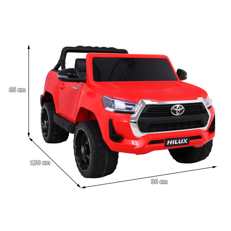 Carro Montable Hilux 2 Motores  Rojo 3a+ 12v