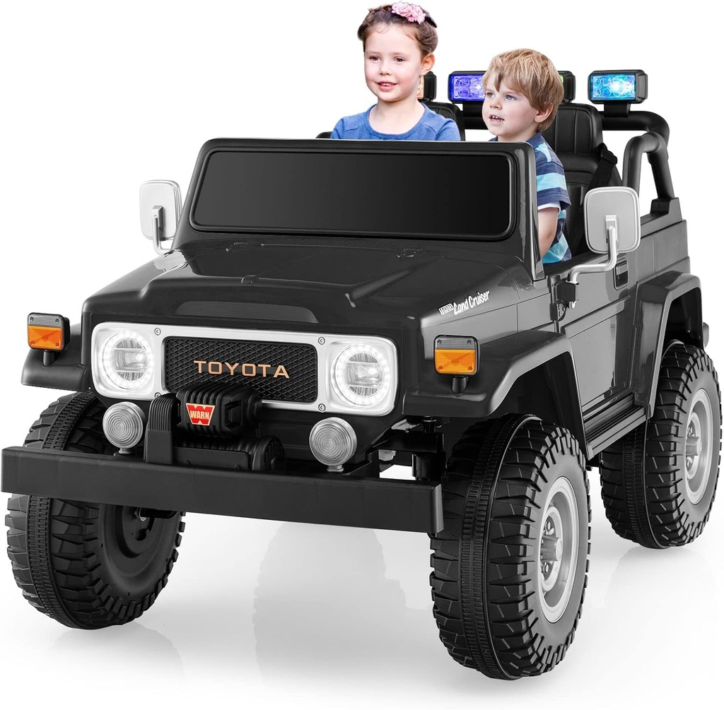 Carro Montable Land Cruiser Negro 3a+ 12v