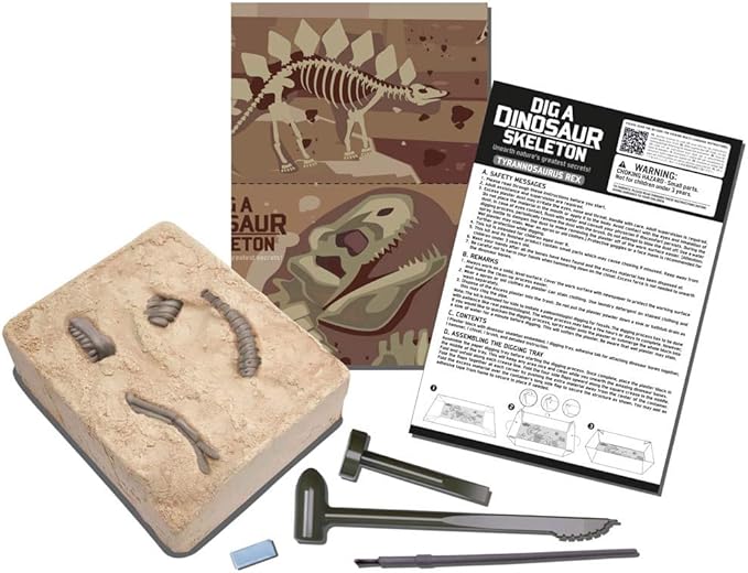 Kidz Labs Cava y Arma Tu Fósil Tyranosaurus Rex 8+