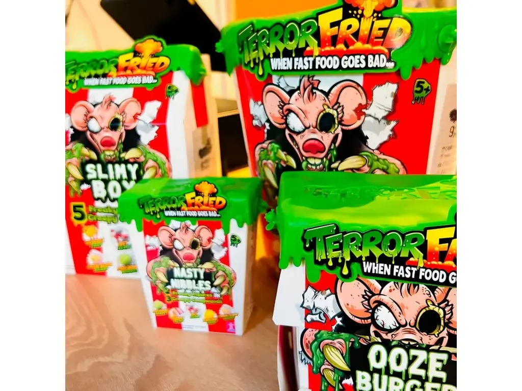 Figuras Terror Fried Mordiscos Desagradables  Displ/8 Set/2 5a+