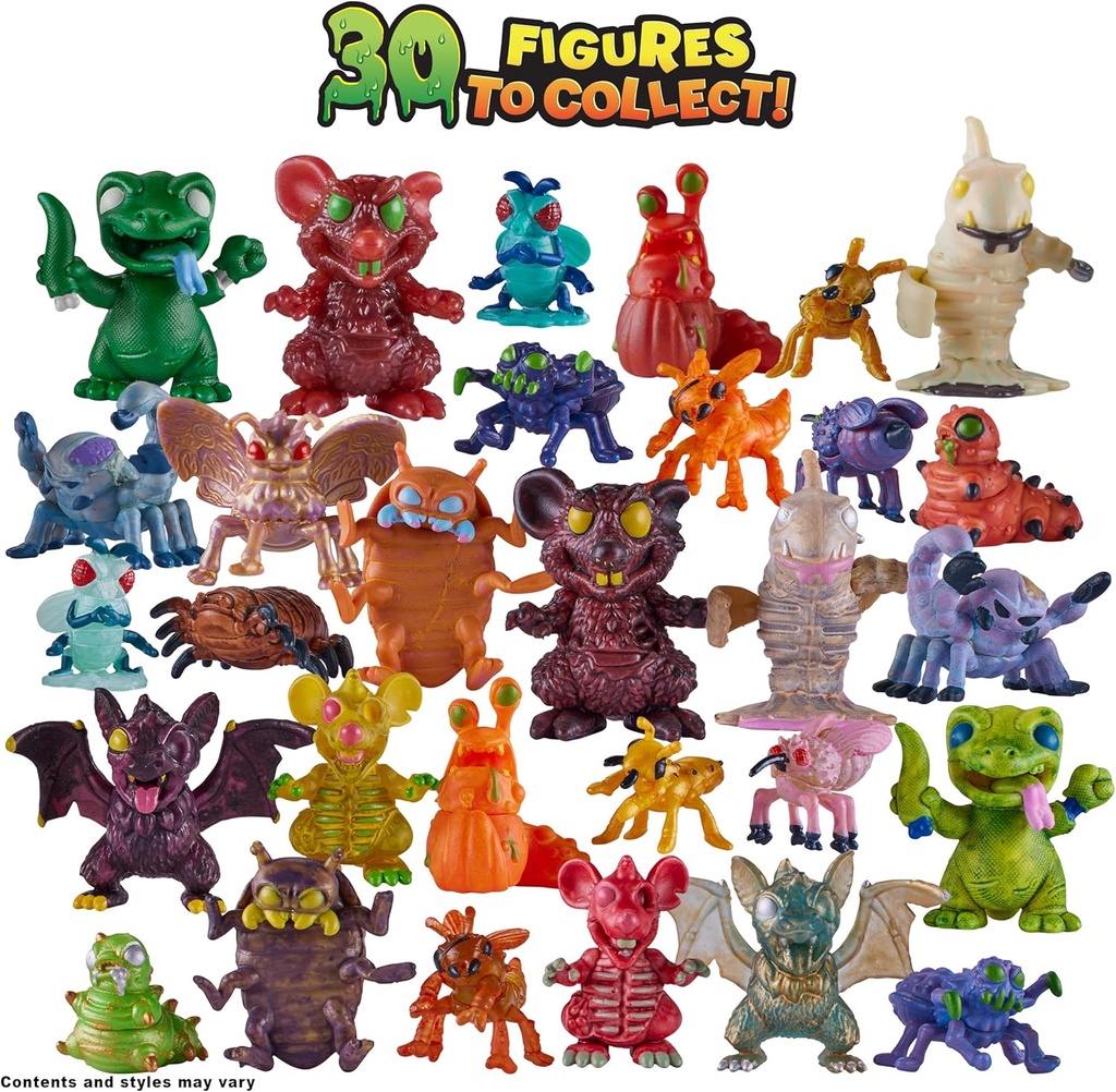 Figuras Terror Fried Mordiscos Desagradables  Displ/8 Set/2 5a+