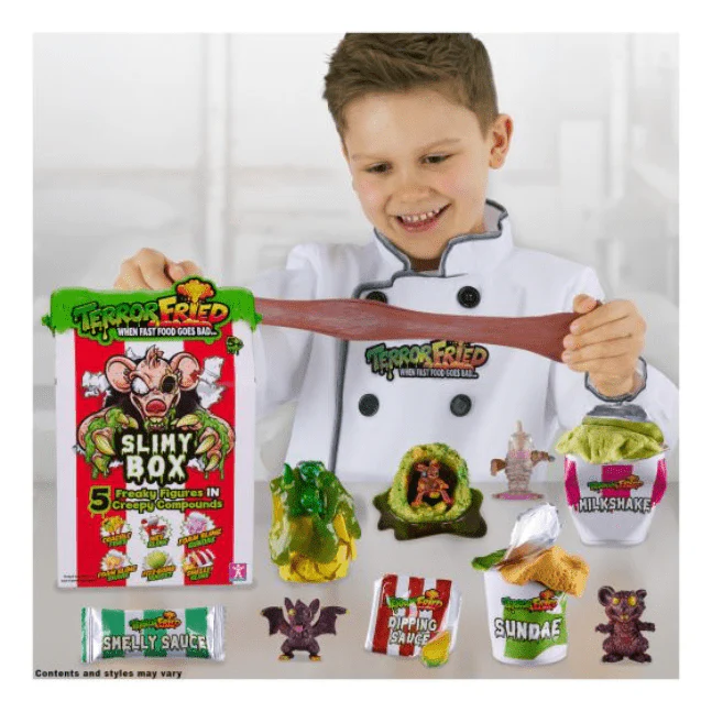 Figuras Terror Fried Caja Viscosa Set/5 5a+
