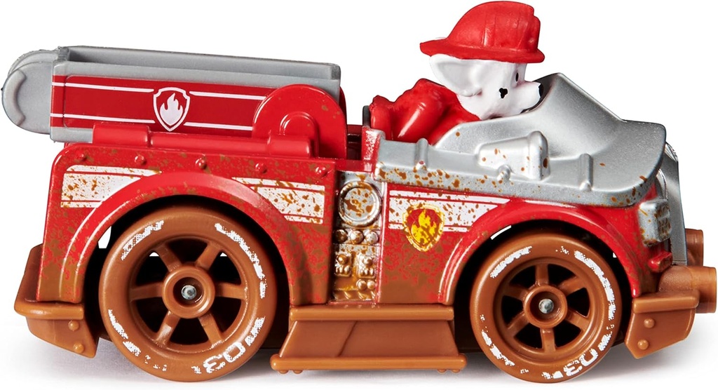 Vehiculos Paw Patrol Off Road Mud Metálicos Set/3 3a+