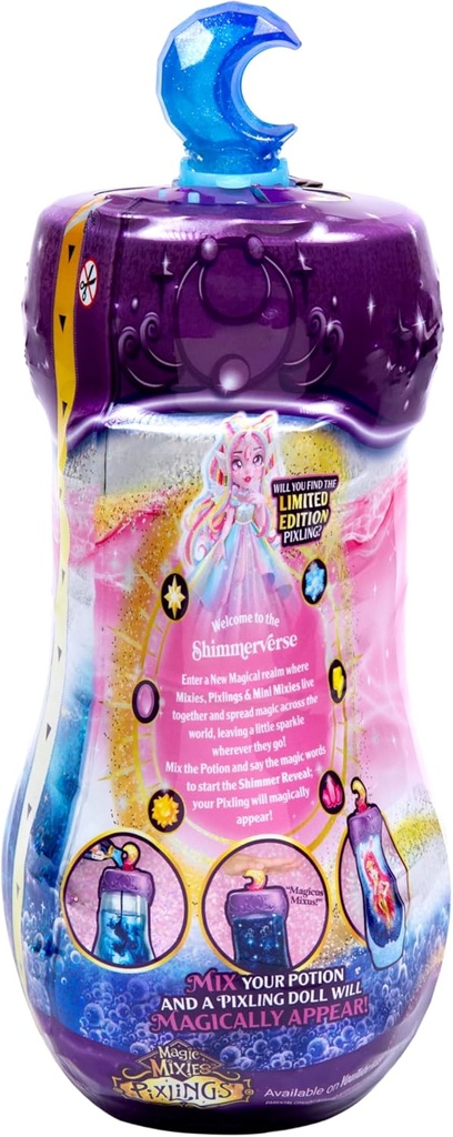 Muñeca Magic Mixies Aparecerá Magicamente Revelación de Shimmer Surt/2 5a+