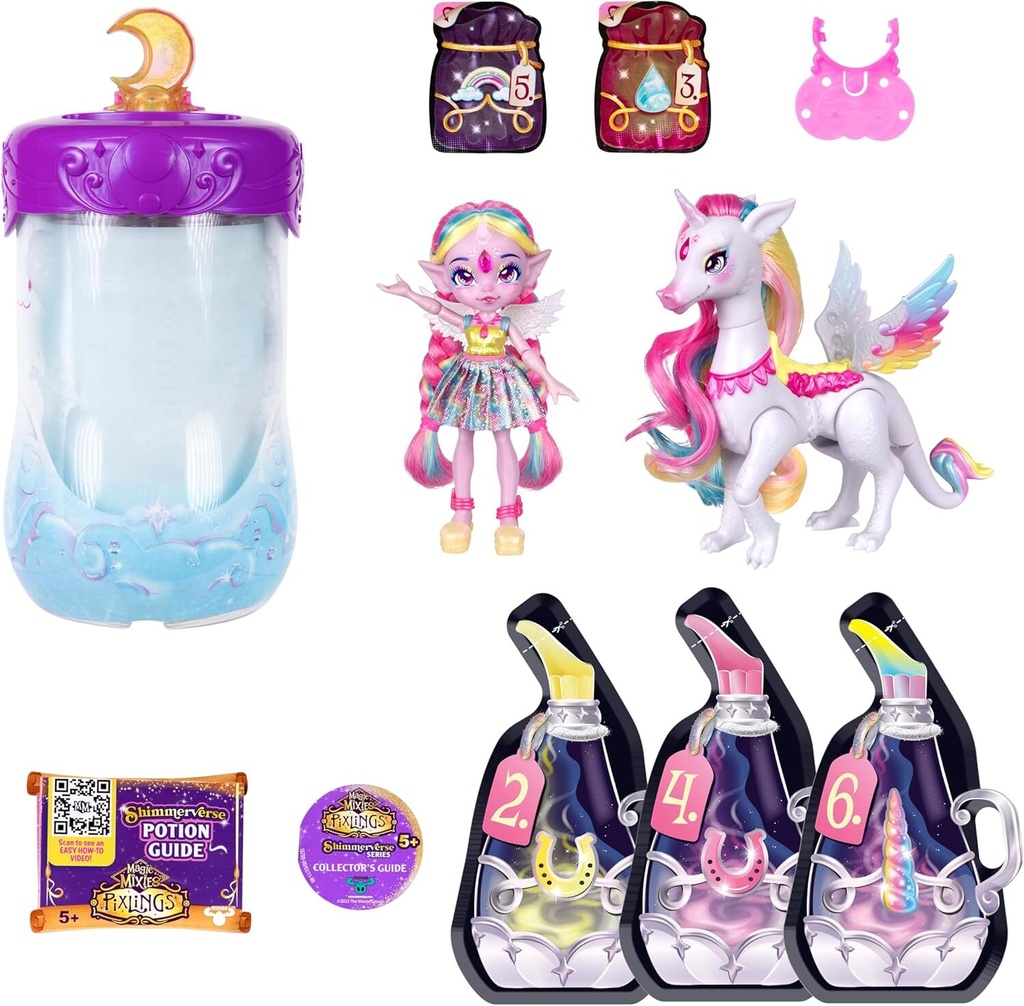 Muñeca Magic Mixies Aparecerá Magicamente con Unicornio  5a+