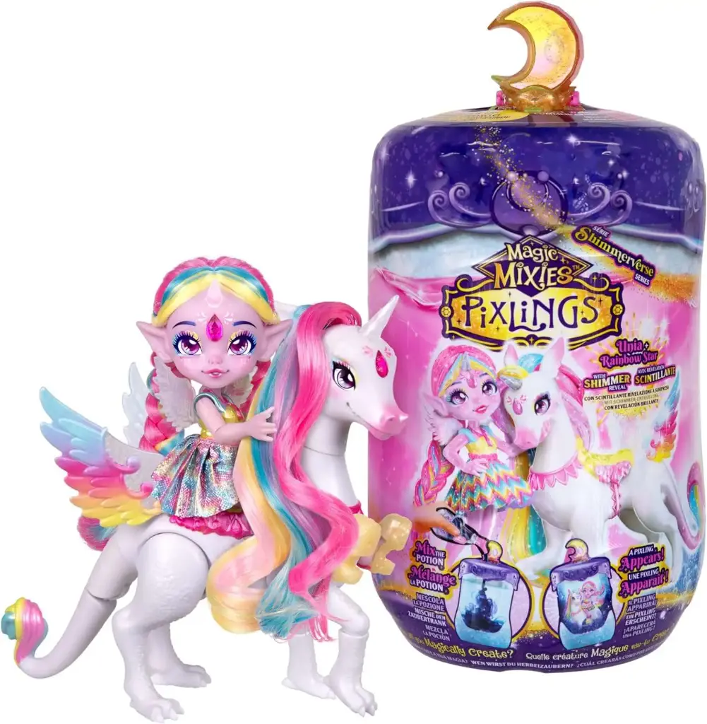 Muñeca Magic Mixies Aparecerá Magicamente con Unicornio  5a+