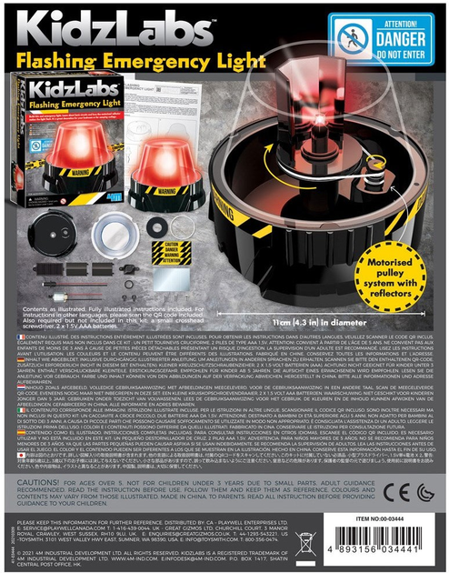 Luz de Emergencia Armable Kidzlabs  5a+