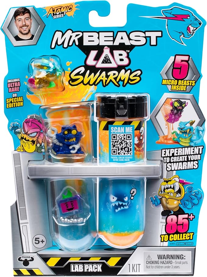 Mr Beast Laboratorio Figuras Swarms Set/3 (Se Venden por Separado) 5a+
