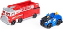 Vehiculo Paw Patrol Metalico Set/2 Ultimate Firetruck 3a+