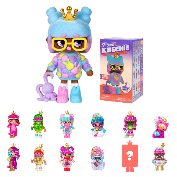Figuras XOX Kweenies Animadas Kweenie Quirky Kweens Sorpresa Displ/11 7a+